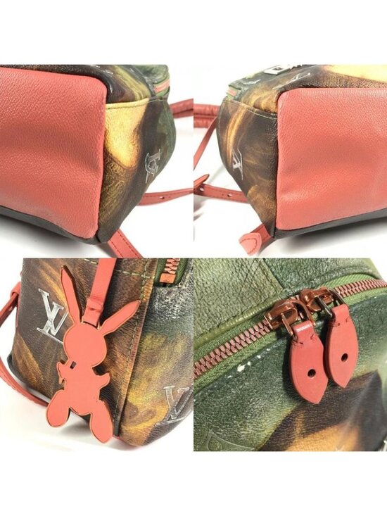 Louis Vuitton Sac Palm Spring Backpack Leather Khaki